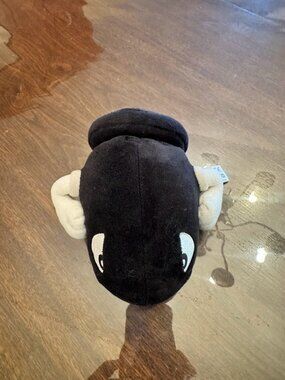 Super Mario Bros Bullet Bill Plush Toy Black/White/Red 2017 6 Inches